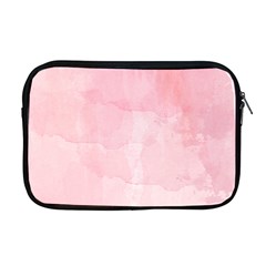 Pink Blurry Pastel Watercolour Ombre Apple Macbook Pro 17  Zipper Case by Lullaby