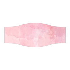 Pink Blurry Pastel Watercolour Ombre Stretchable Headband by Lullaby