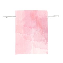 Pink Blurry Pastel Watercolour Ombre Lightweight Drawstring Pouch (s) by Lullaby