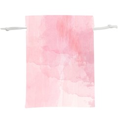 Pink Blurry Pastel Watercolour Ombre  Lightweight Drawstring Pouch (xl) by Lullaby