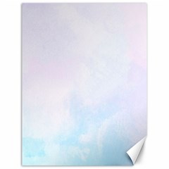 Pink Blue Blurry Pastel Watercolour Ombre Canvas 12  X 16  by Lullaby