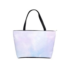 Pink Blue Blurry Pastel Watercolour Ombre Classic Shoulder Handbag by Lullaby