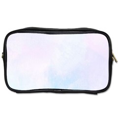 Pink Blue Blurry Pastel Watercolour Ombre Toiletries Bag (two Sides) by Lullaby