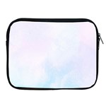 Pink blue blurry pastel watercolour ombre Apple iPad 2/3/4 Zipper Cases Front