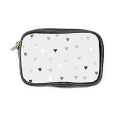 Grey Hearts Print Romantic Coin Purse by Lullaby