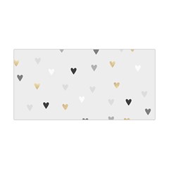 Grey Hearts Print Romantic Yoga Headband by Lullaby