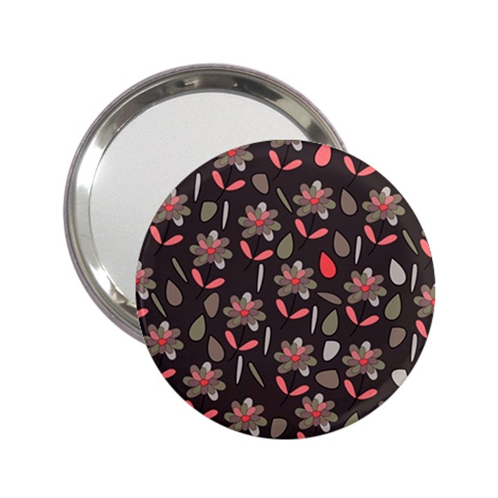 Zappwaits Flowers 2.25  Handbag Mirrors