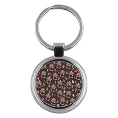 Zappwaits Flowers Key Chain (round) by zappwaits