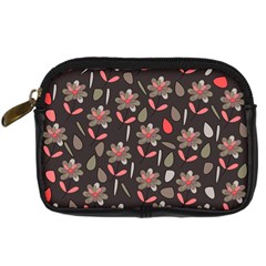 Zappwaits Flowers Digital Camera Leather Case by zappwaits