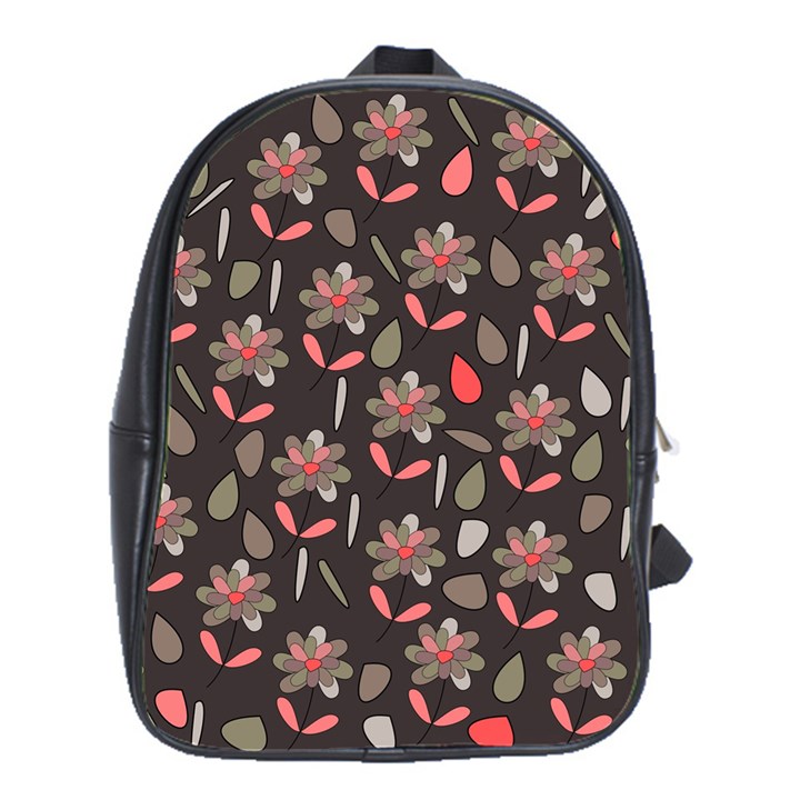 Zappwaits Flowers School Bag (Large)