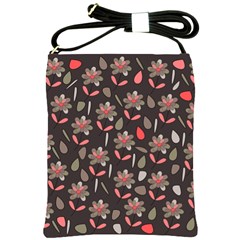 Zappwaits Flowers Shoulder Sling Bag by zappwaits