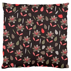 Zappwaits Flowers Large Cushion Case (one Side) by zappwaits