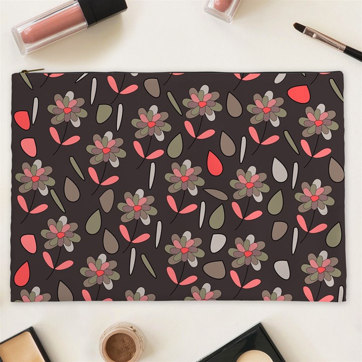 Zappwaits Flowers Cosmetic Bag (XXL)