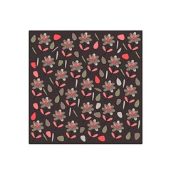 Zappwaits Flowers Satin Bandana Scarf by zappwaits