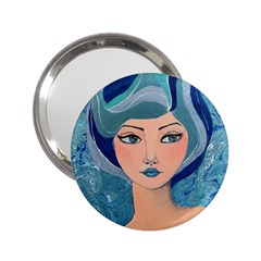 Blue Girl 2 25  Handbag Mirrors by CKArtCreations