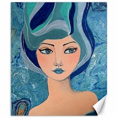 Blue Girl Canvas 20  X 24  by CKArtCreations