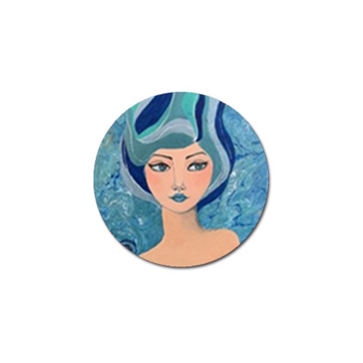 Blue Girl Golf Ball Marker (4 pack)