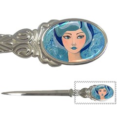 Blue Girl Letter Opener by CKArtCreations