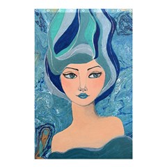 Blue Girl Shower Curtain 48  X 72  (small)  by CKArtCreations