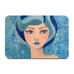 Blue Girl Plate Mats by CKArtCreations