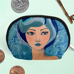 Blue Girl Accessory Pouch (medium) by CKArtCreations