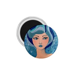 Blue Girl 1 75  Magnets by CKArtCreations