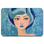 Blue Girl Large Doormat  30 x20  Door Mat