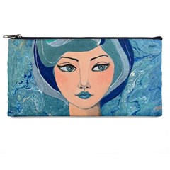 Blue Girl Pencil Cases by CKArtCreations