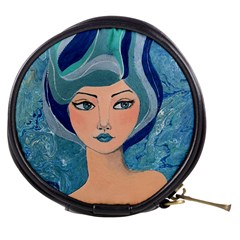 Blue Girl Mini Makeup Bag by CKArtCreations