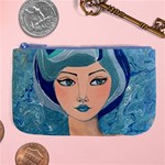 Blue Girl Large Coin Purse Front