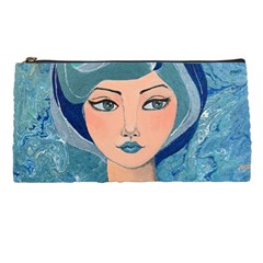 Blue Girl Pencil Cases by CKArtCreations