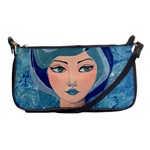 Blue Girl Shoulder Clutch Bag Front