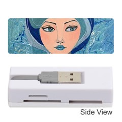 Blue Girl Memory Card Reader (stick) by CKArtCreations