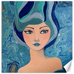 Blue Girl Canvas 20  x 20  19 x19.27  Canvas - 1