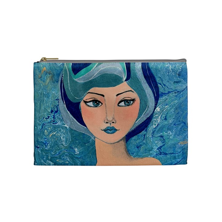 Blue Girl Cosmetic Bag (Medium)