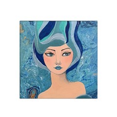 Blue Girl Satin Bandana Scarf by CKArtCreations