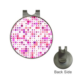 Background Square Pattern Colorful Hat Clips With Golf Markers by Simbadda