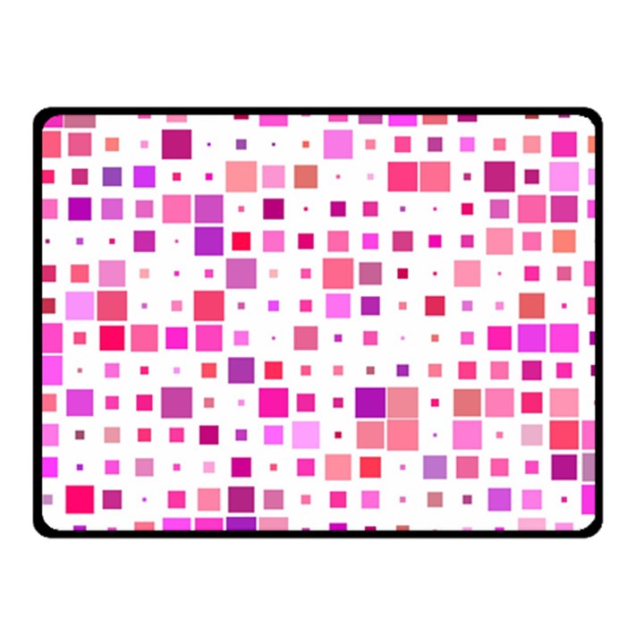 Background Square Pattern Colorful Fleece Blanket (Small)