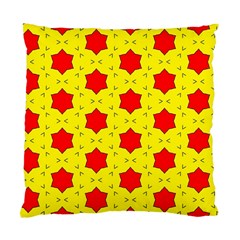 Pattern Red Star Texture Star Standard Cushion Case (one Side) by Simbadda