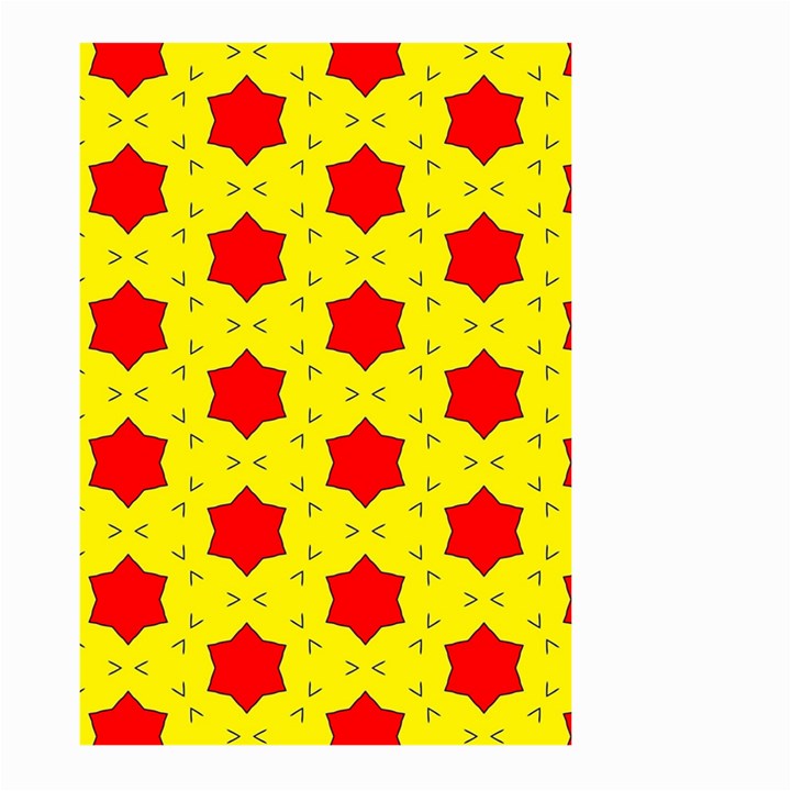 Pattern Red Star Texture Star Large Garden Flag (Two Sides)