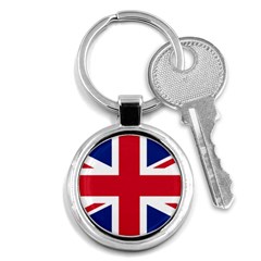 Uk Flag Key Chain (round) by FlagGallery