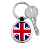 UK Flag Key Chain (Round) Front