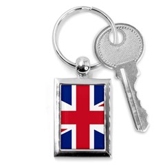 Uk Flag Key Chain (rectangle) by FlagGallery