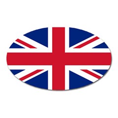 Uk Flag Oval Magnet by FlagGallery