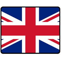 Uk Flag Fleece Blanket (medium)  by FlagGallery