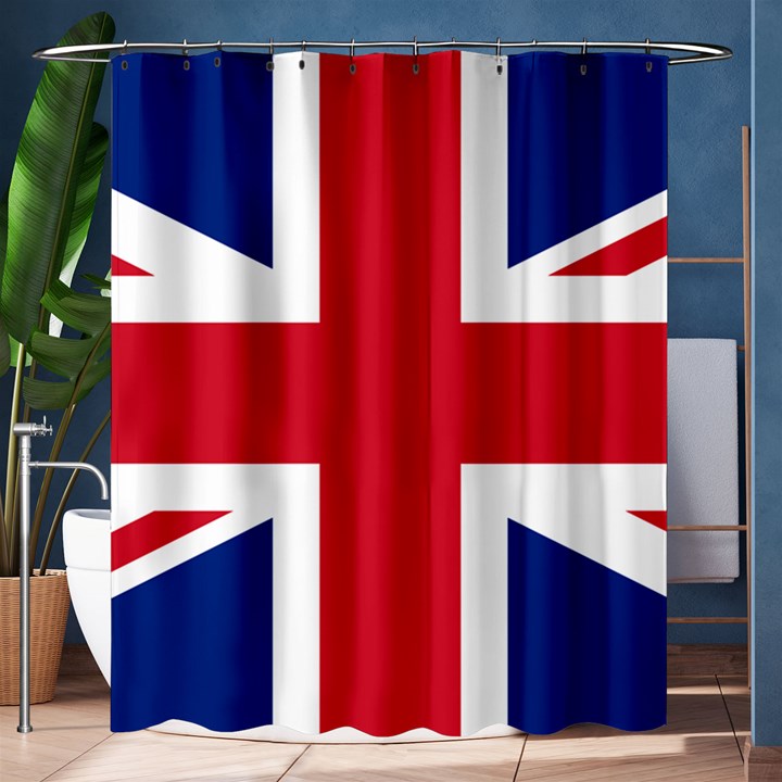 UK Flag Shower Curtain 60  x 72  (Medium) 