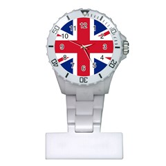 Uk Flag Plastic Nurses Watch by FlagGallery