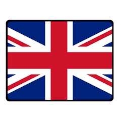 Uk Flag Double Sided Fleece Blanket (small)  by FlagGallery