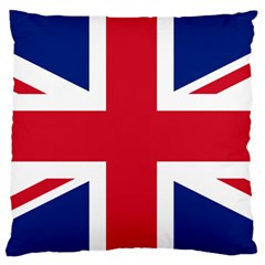 Uk Flag Large Flano Cushion Case (one Side) by FlagGallery