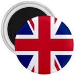 UK Flag Union Jack 3  Magnets Front